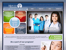 Tablet Screenshot of mercedcollegecaa.org